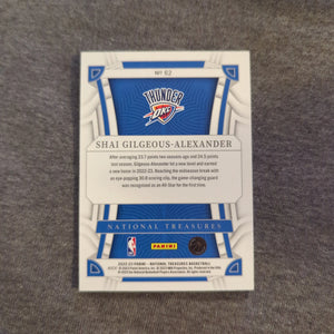 2022-23 Panini National Treasures SHAI GILGEOUS ALEXANDER /99 okc FRENLY BRICKS - Open 7 Days