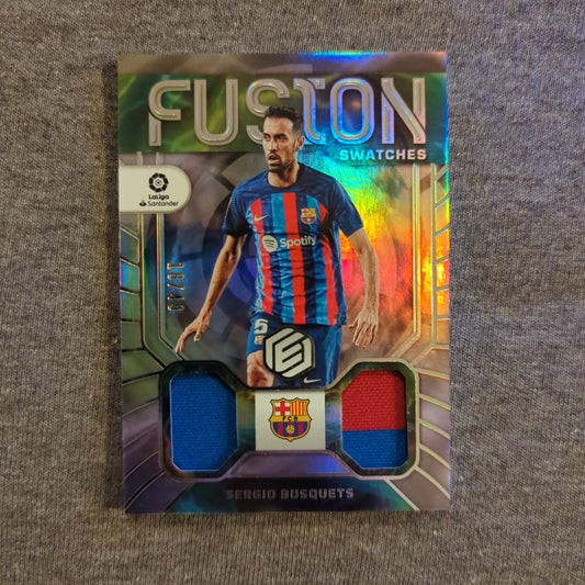 2022-23 Chronicles Elements La Liga Fusion Swatches - Sergio Busquets /49 DUAL PATCH FRENLY BRICKS - Open 7 Days