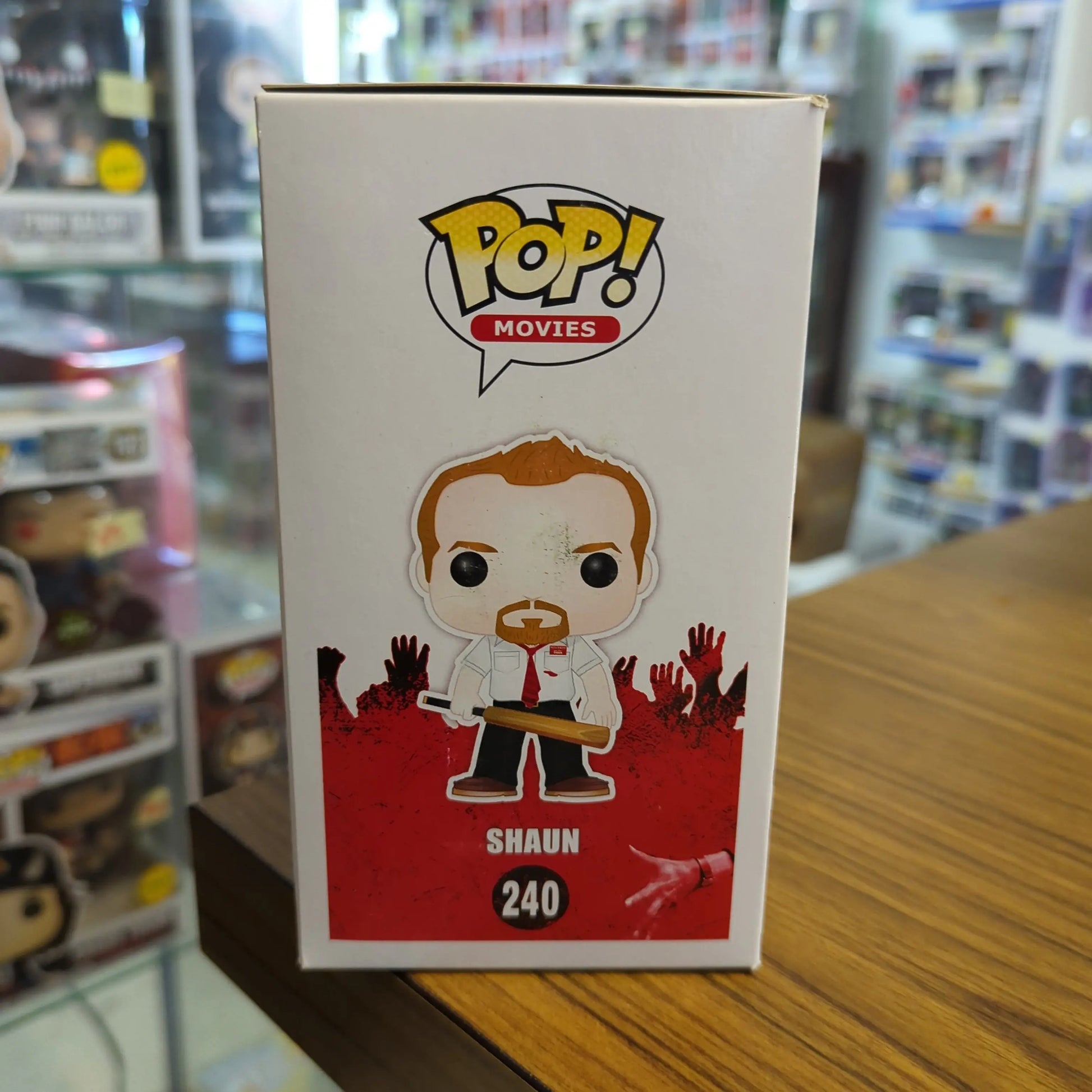 Funko Pop! Vinyl: Shaun of the Dead - Shaun #240 FRENLY BRICKS - Open 7 Days