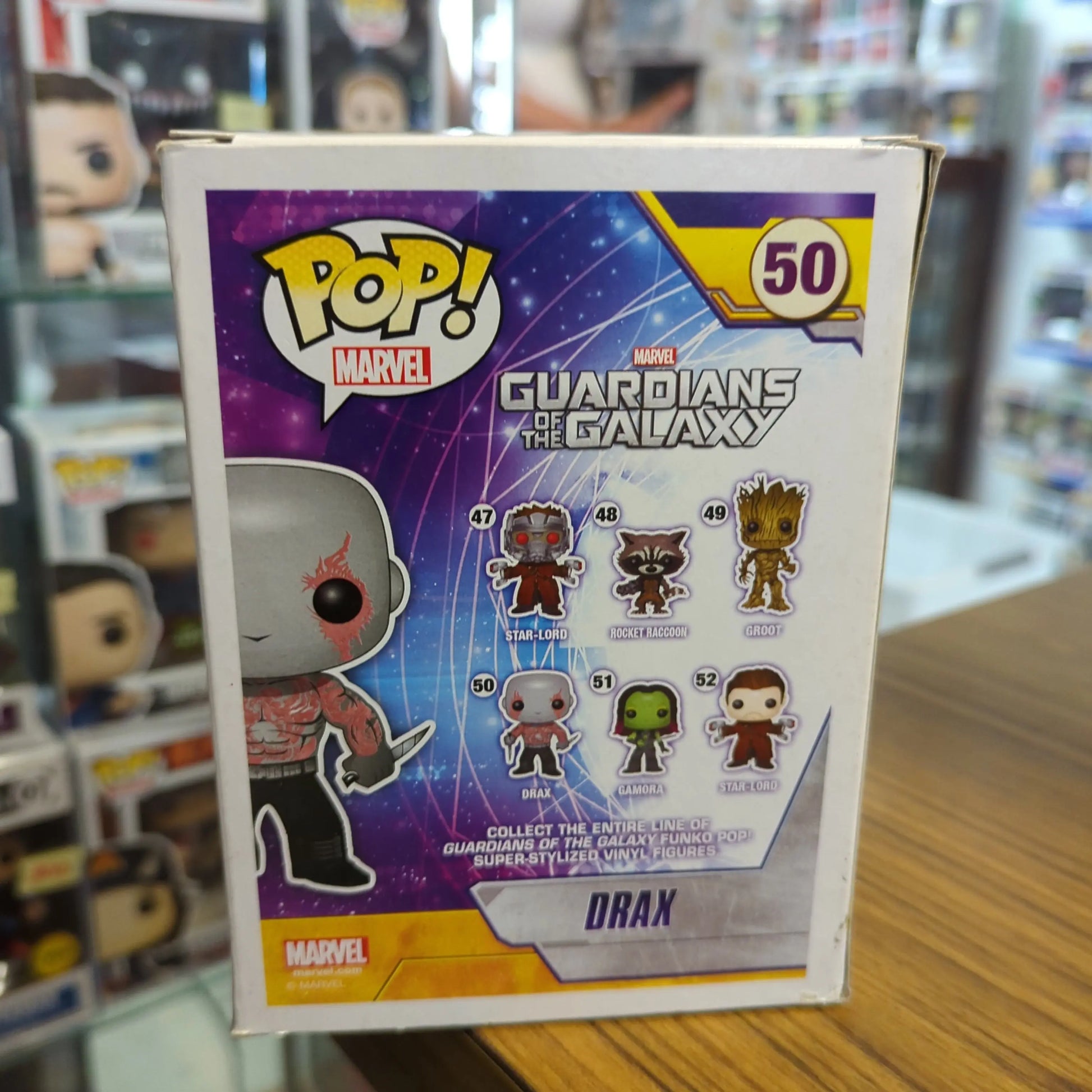 Guardians of the Galaxy - Drax 50 Funko Pop! Vinyl Vaulted FRENLY BRICKS - Open 7 Days