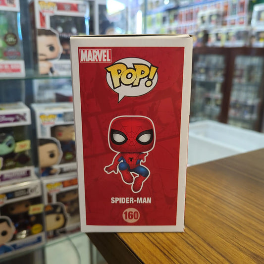 Funko Pop! Spider-Man 160 Marvel Collectors Corps Exclusive Bobble Head FRENLY BRICKS - Open 7 Days