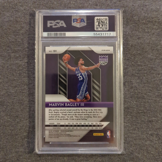 MARVIN BAGLEY 2018-19 Panini Red White Blue Prizm Rookie #181 RC PSA 10 GEM MINT FRENLY BRICKS - Open 7 Days