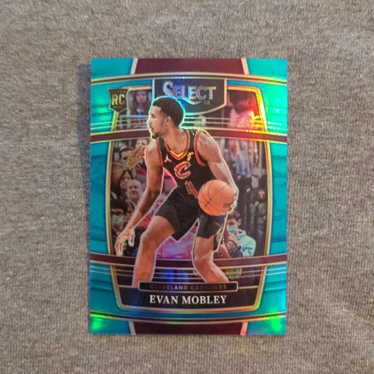 2021 Select Evan Mobley Concourse Light Blue Prizm Rookie SP /299 #5 RC Mint FRENLY BRICKS - Open 7 Days