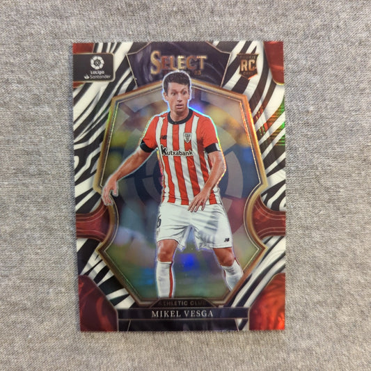 Panini Select Laliga 2022-23 No. 107 Mikel Vesga Zebra Rookie /25 FRENLY BRICKS - Open 7 Days