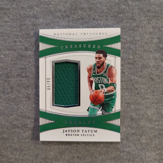 2022-23 Panini National Treasures - Jason Tatum - Patch - /49 FRENLY BRICKS - Open 7 Days