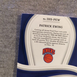 2022-23 Panini Immaculate - Patrick Ewing Signatures Auto /75 Knicks HOF FRENLY BRICKS - Open 7 Days