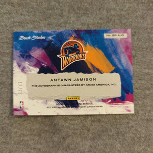 Antawn Jamison 2022-23 Court Kings BRUSH STROKES AUTO #BR-AJG Warriors /75 FRENLY BRICKS - Open 7 Days