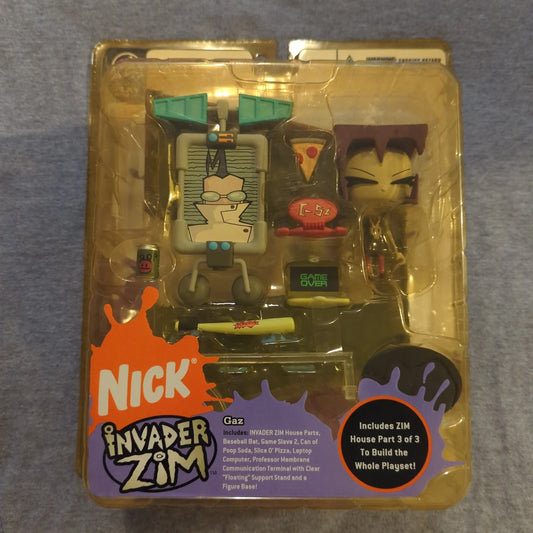 Nickelodeon Invader Zim - Gaz - Palisades Series 2 Rare FRENLY BRICKS - Open 7 Days