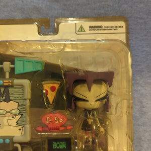 Nickelodeon Invader Zim - Gaz - Palisades Series 2 Rare FRENLY BRICKS - Open 7 Days