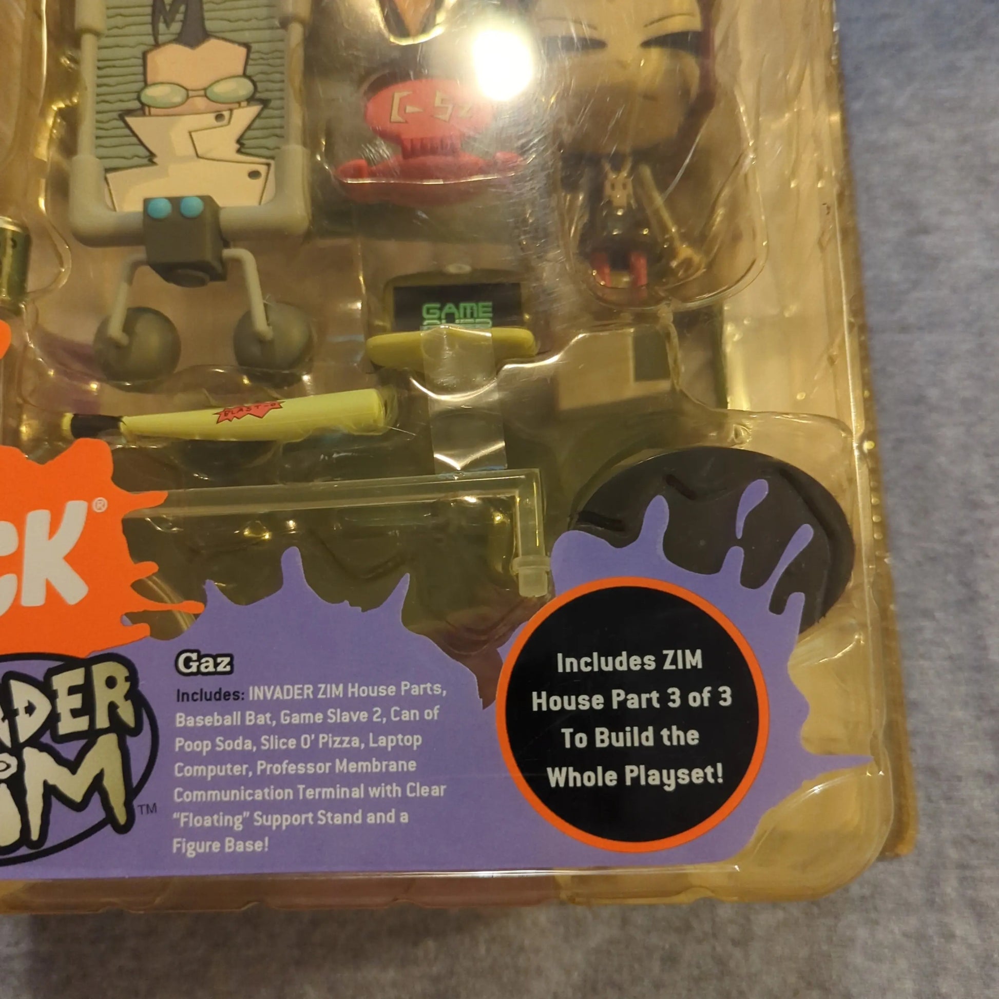 Nickelodeon Invader Zim - Gaz - Palisades Series 2 Rare FRENLY BRICKS - Open 7 Days