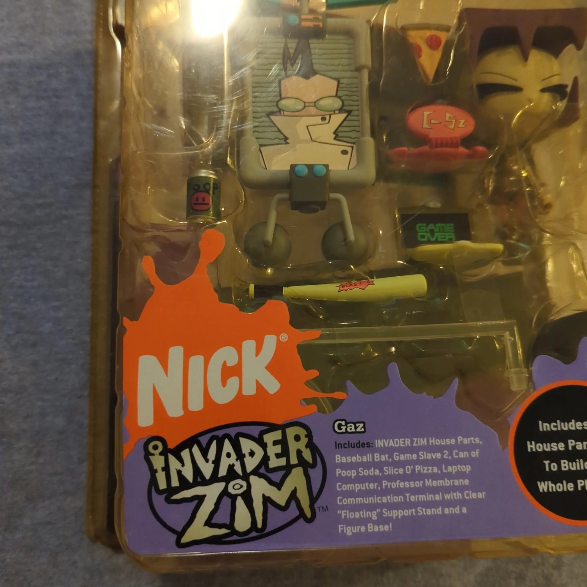 Nickelodeon Invader Zim - Gaz - Palisades Series 2 Rare FRENLY BRICKS - Open 7 Days