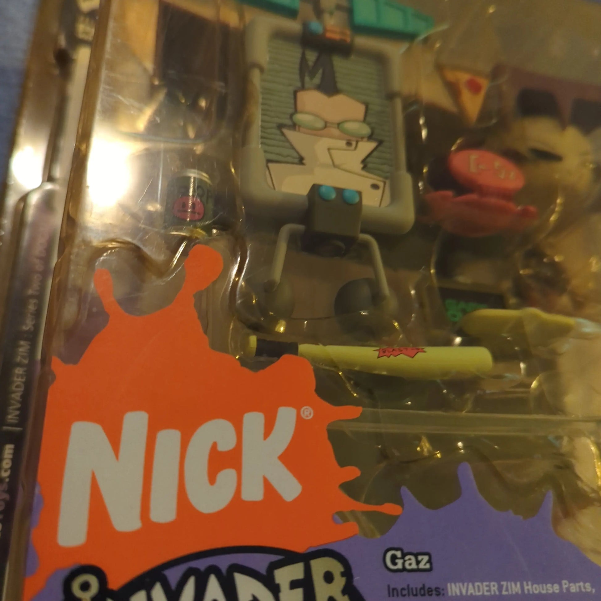 Nickelodeon Invader Zim - Gaz - Palisades Series 2 Rare FRENLY BRICKS - Open 7 Days