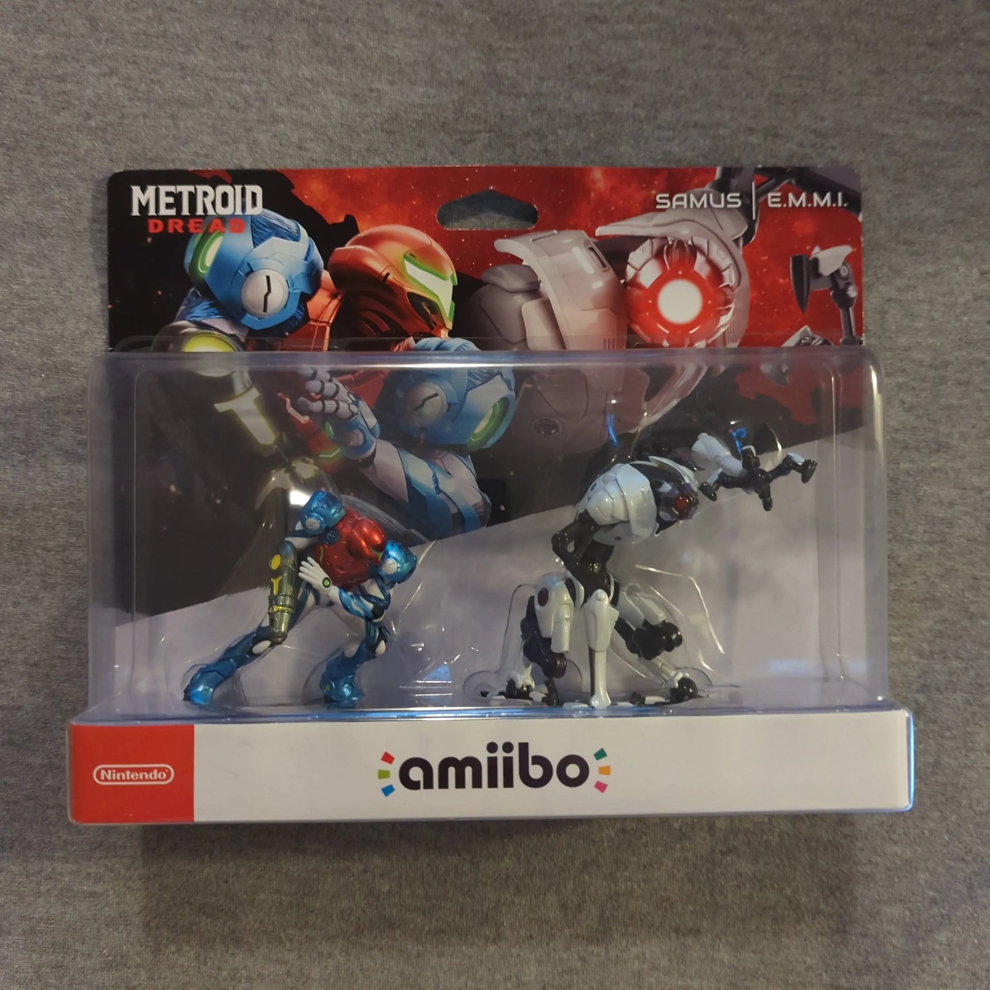 Samus Arun & E.M.M.I - Amiibo Double Pack - Metroid Dread - Sealed - RARE FRENLY BRICKS - Open 7 Days