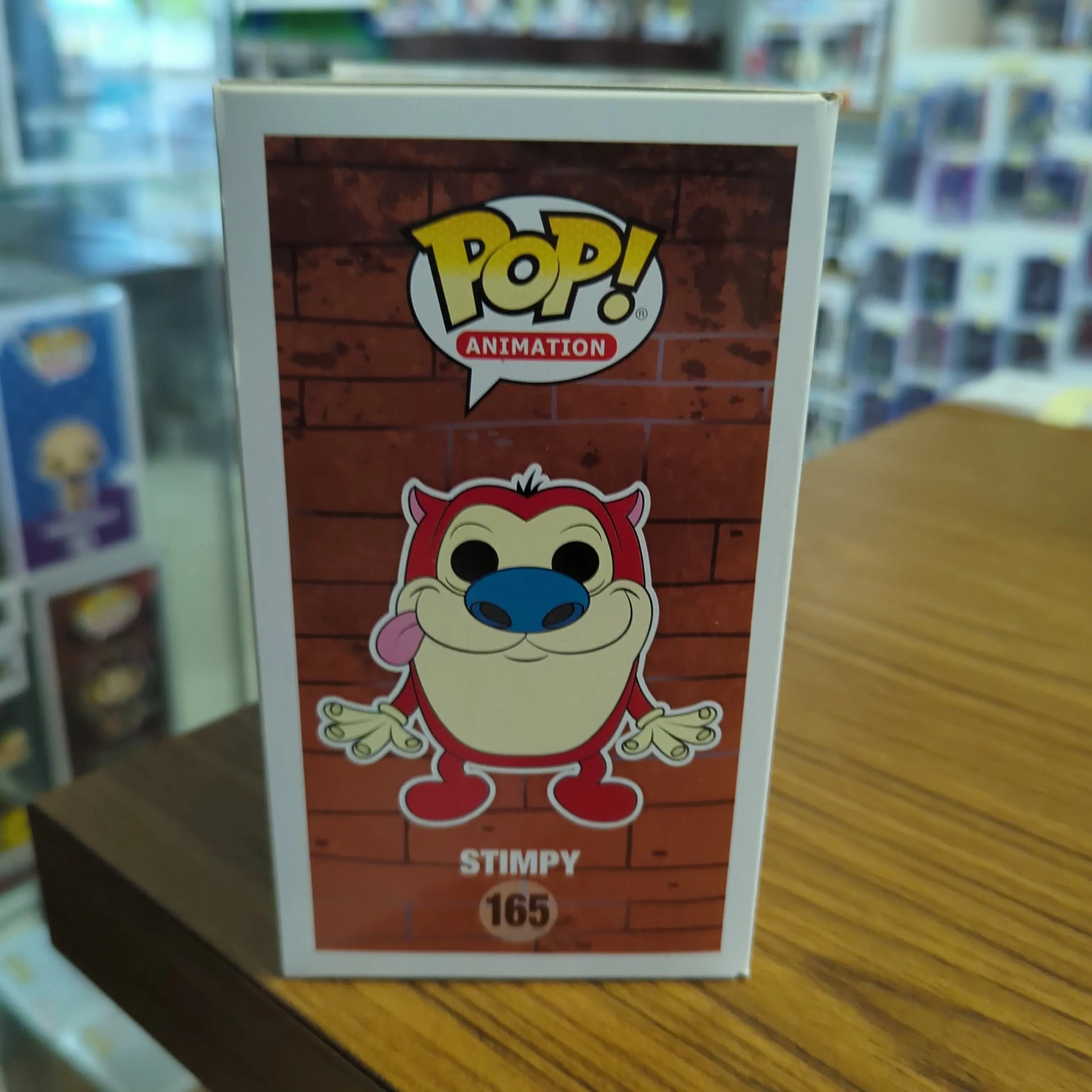 FUNKO POP ANIMATION REN AND STIMPY #165 STIMPY VAULTED VINYL FIGURE FRENLY BRICKS - Open 7 Days