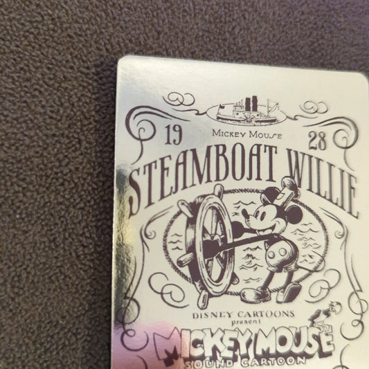 2023 Bandai Carddass Disney 100 Years Wonder Steamboat Willie *Platinum Foil FRENLY BRICKS - Open 7 Days