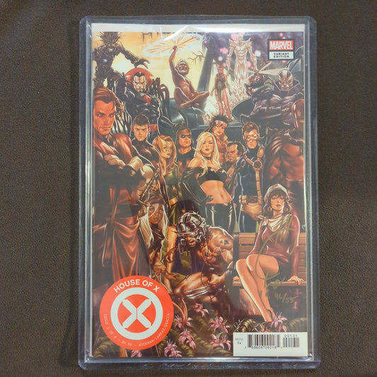 HOUSE OF X #1 (OF 6) BROOKS CONNECTING VAR - SIGNED LIMITED TO 55 (Joe Quesada autograph) FRENLY BRICKS - Open 7 Days