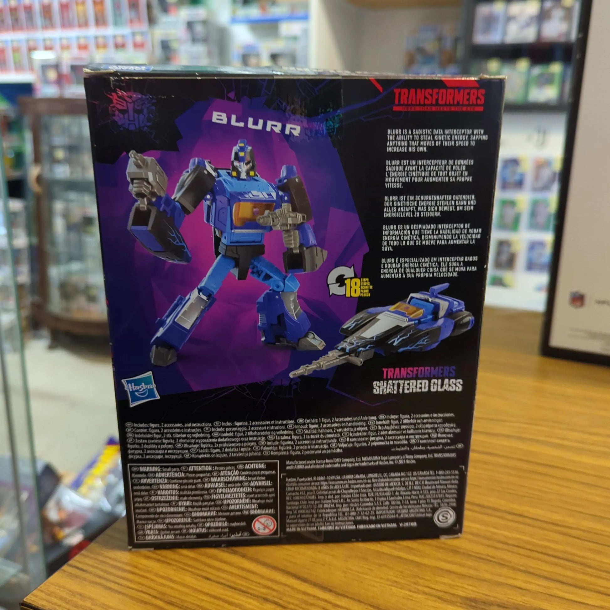 Transformers Generations Shattered Glass Collection Autobot Blurr FRENLY BRICKS - Open 7 Days