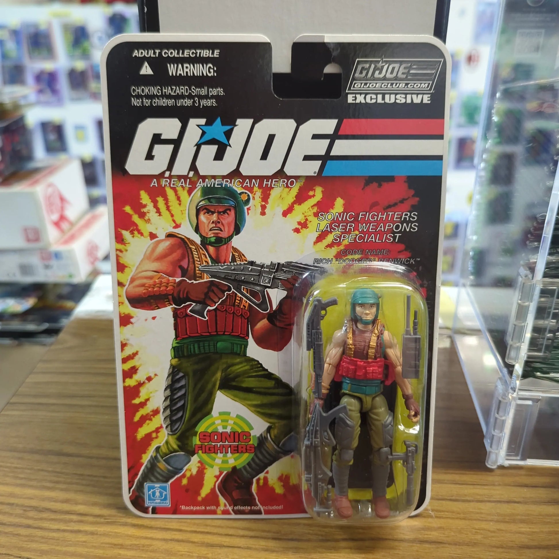 GI Joe Collectors Club "FSS" FINAL 12 Sonic Fighters Dodger *NEW/SEALED* FRENLY BRICKS - Open 7 Days