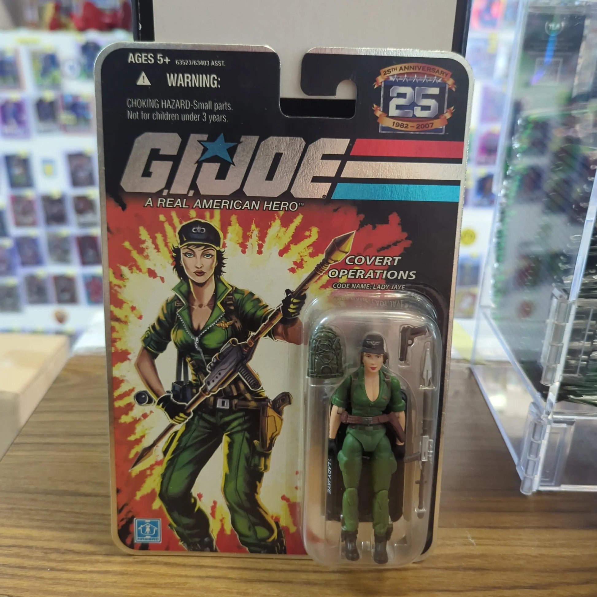 G.I. Joe 25th Anniversary Covert Operations Lady Jaye Action Figure FRENLY BRICKS - Open 7 Days