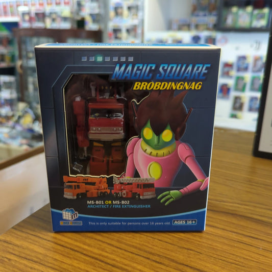 Transform Magic Square MS-B02 FIRE EXTINGUISHER Legend Brobdingnag INFERNO FRENLY BRICKS - Open 7 Days