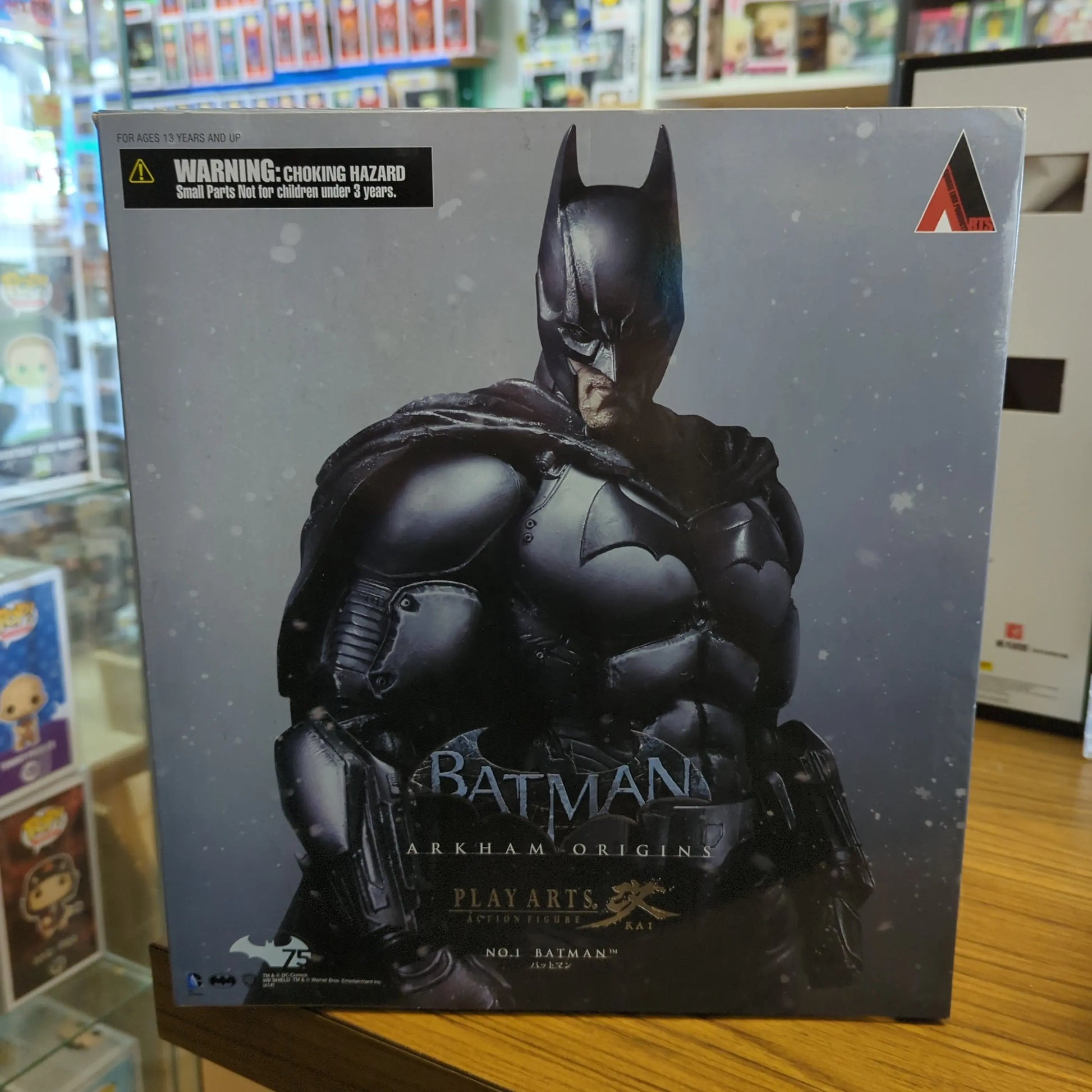 Batman: Arkham Origins 10" BATMAN FIGURE Play Arts KAI Square Enix Authentic FRENLY BRICKS - Open 7 Days