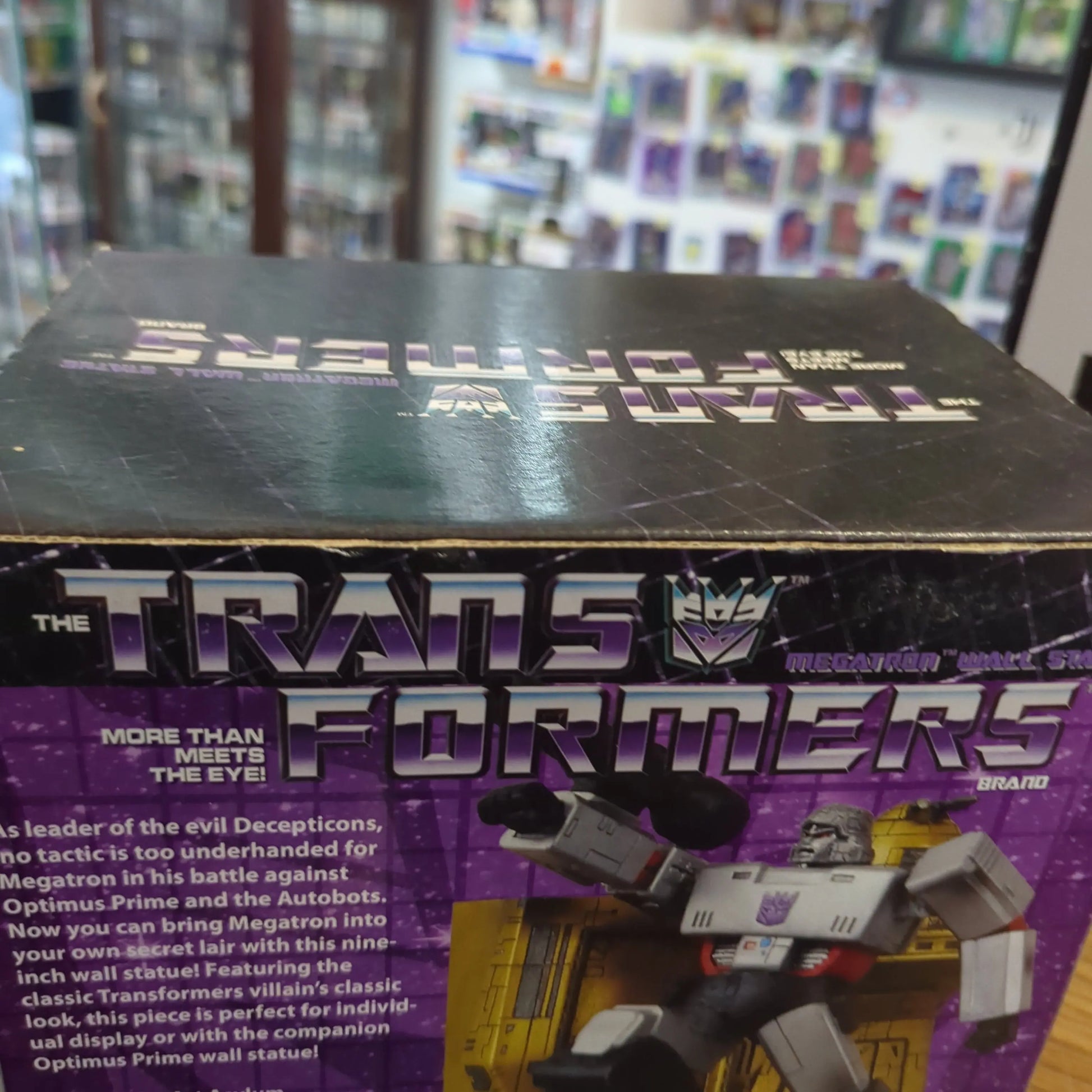 Transformers Decepticon Megatron Wall Statue Diamond Select ArtAsylum G1 MIB COA FRENLY BRICKS - Open 7 Days