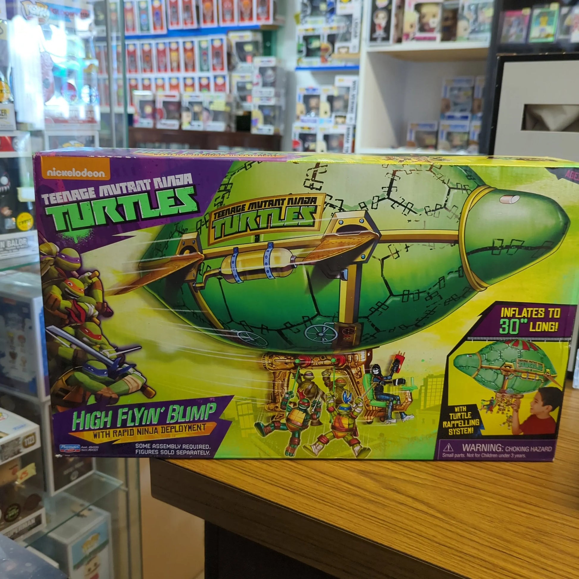 Teenage Mutant turtles Ninja High Flying Blimp 30” long playmates toys Zepplin FRENLY BRICKS - Open 7 Days