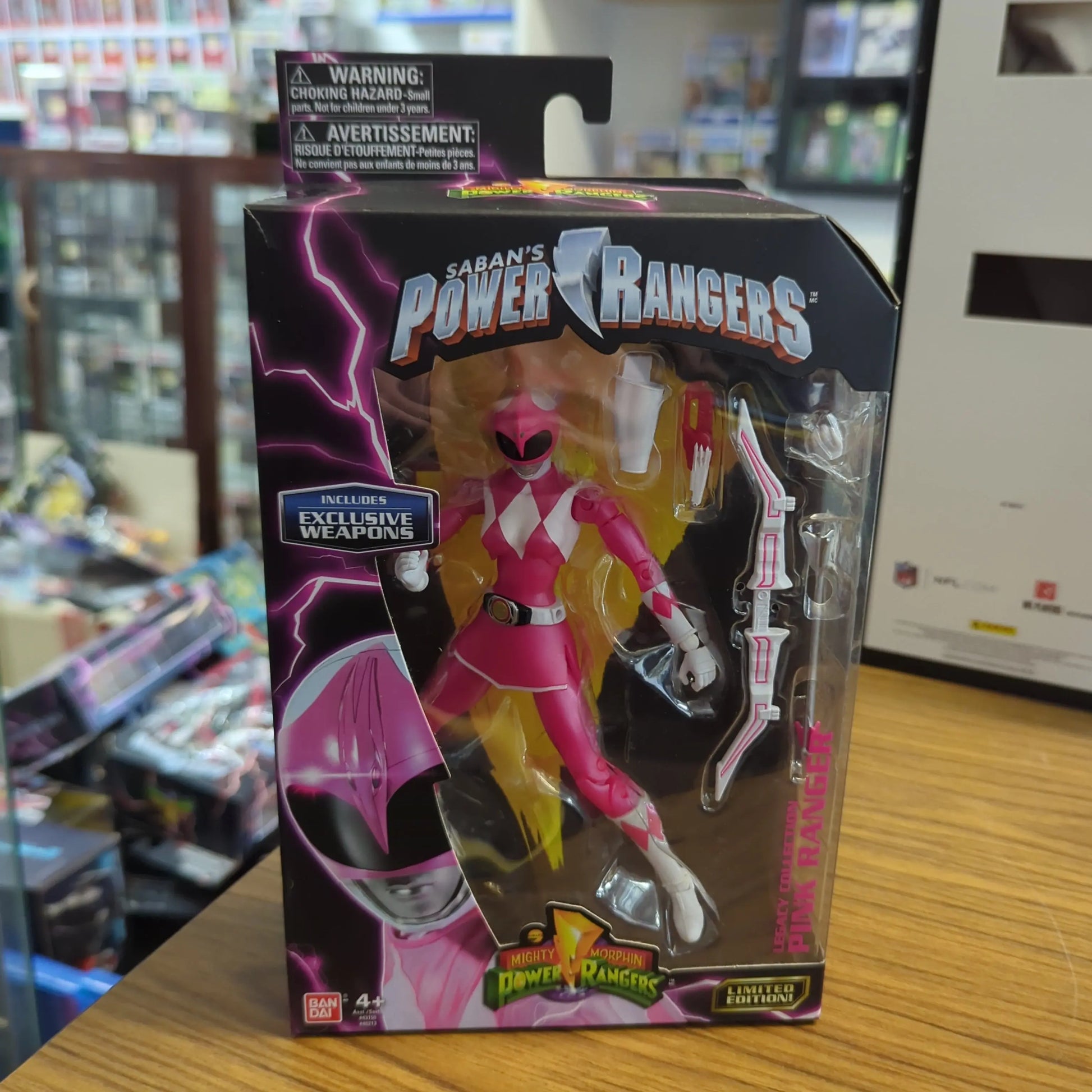 Bandai Saban's Mighty Morphin Power Rangers Pink Ranger Legacy Collection NIB FRENLY BRICKS - Open 7 Days