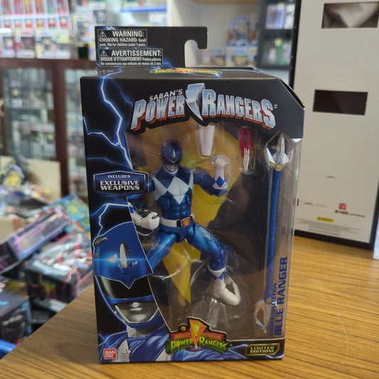 Power Rangers Legacy ~ METALLIC BLUE RANGER ACTION FIGURE ~ Bandai NEW FRENLY BRICKS - Open 7 Days