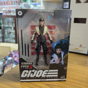 Gijoe G.I. Joe Classified Series 6 Inch Snake Eyes Movie MIB 18 Akiko FRENLY BRICKS - Open 7 Days