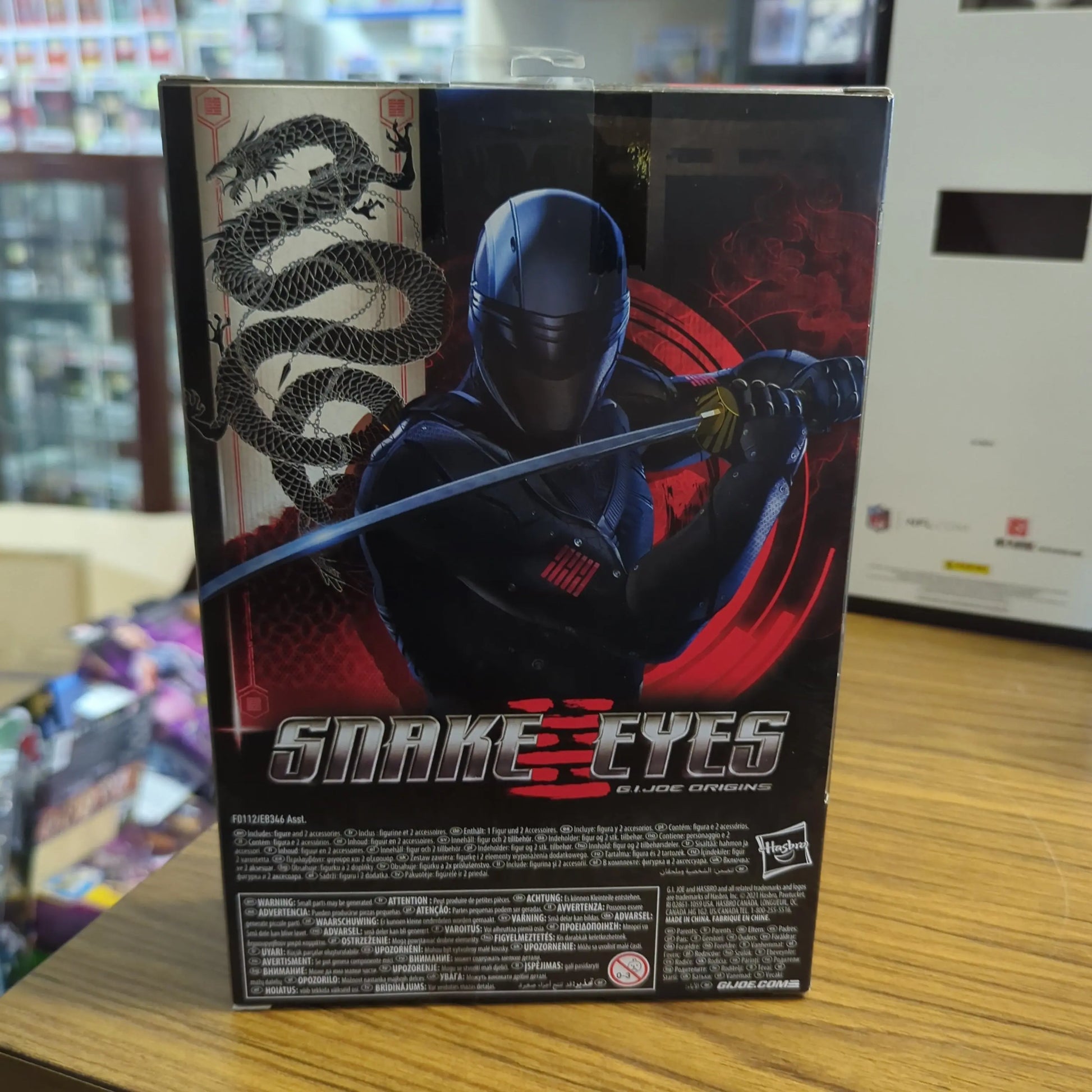 Gijoe G.I. Joe Classified Series 6 Inch Snake Eyes Movie MIB 18 Akiko FRENLY BRICKS - Open 7 Days