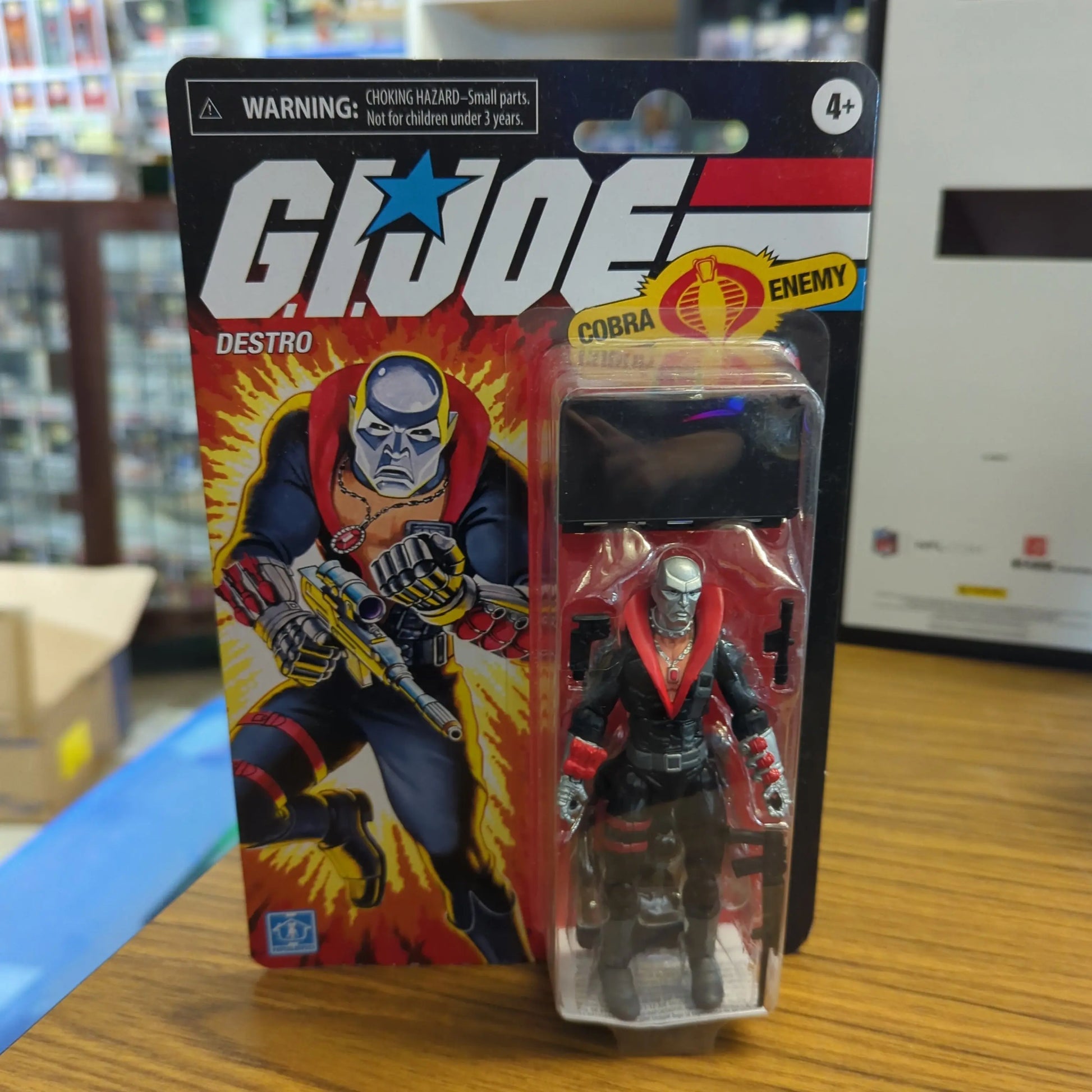 Hasbro GI Joe Destro Cobra the Enemy Retro 3.75 Inch Action Figure FRENLY BRICKS - Open 7 Days