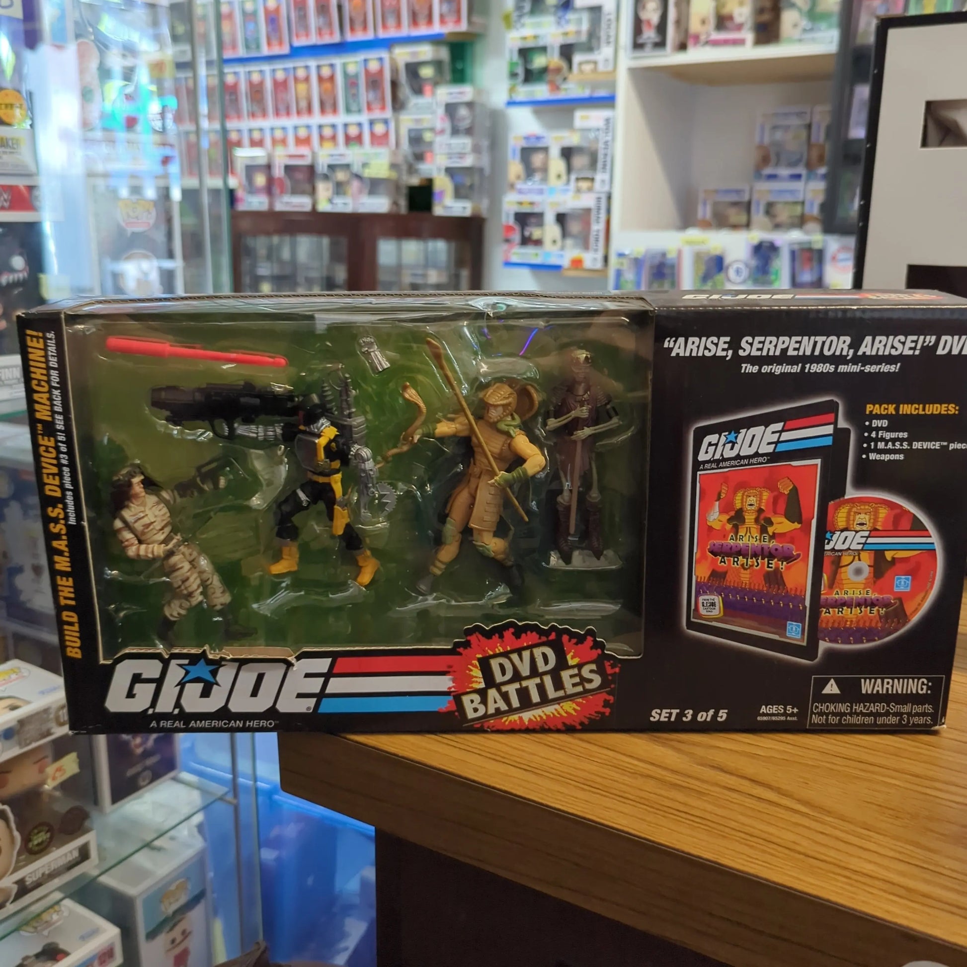 GI Joe DVD Battles "Arise, Serpentor, Arise" Build The Mass Device *box damage* FRENLY BRICKS - Open 7 Days