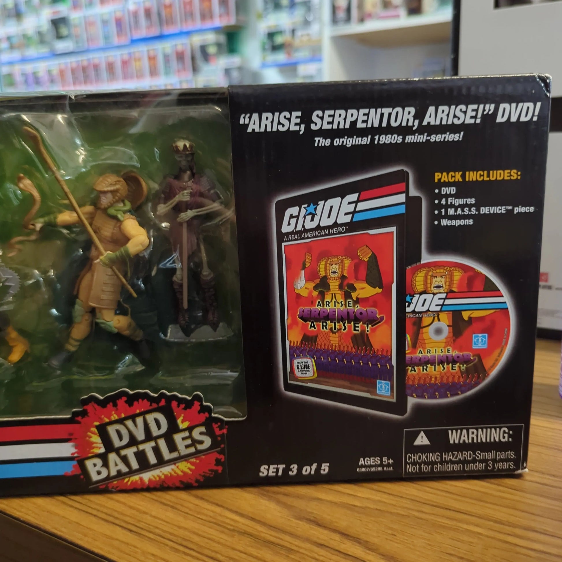 GI Joe DVD Battles "Arise, Serpentor, Arise" Build The Mass Device *box damage* FRENLY BRICKS - Open 7 Days