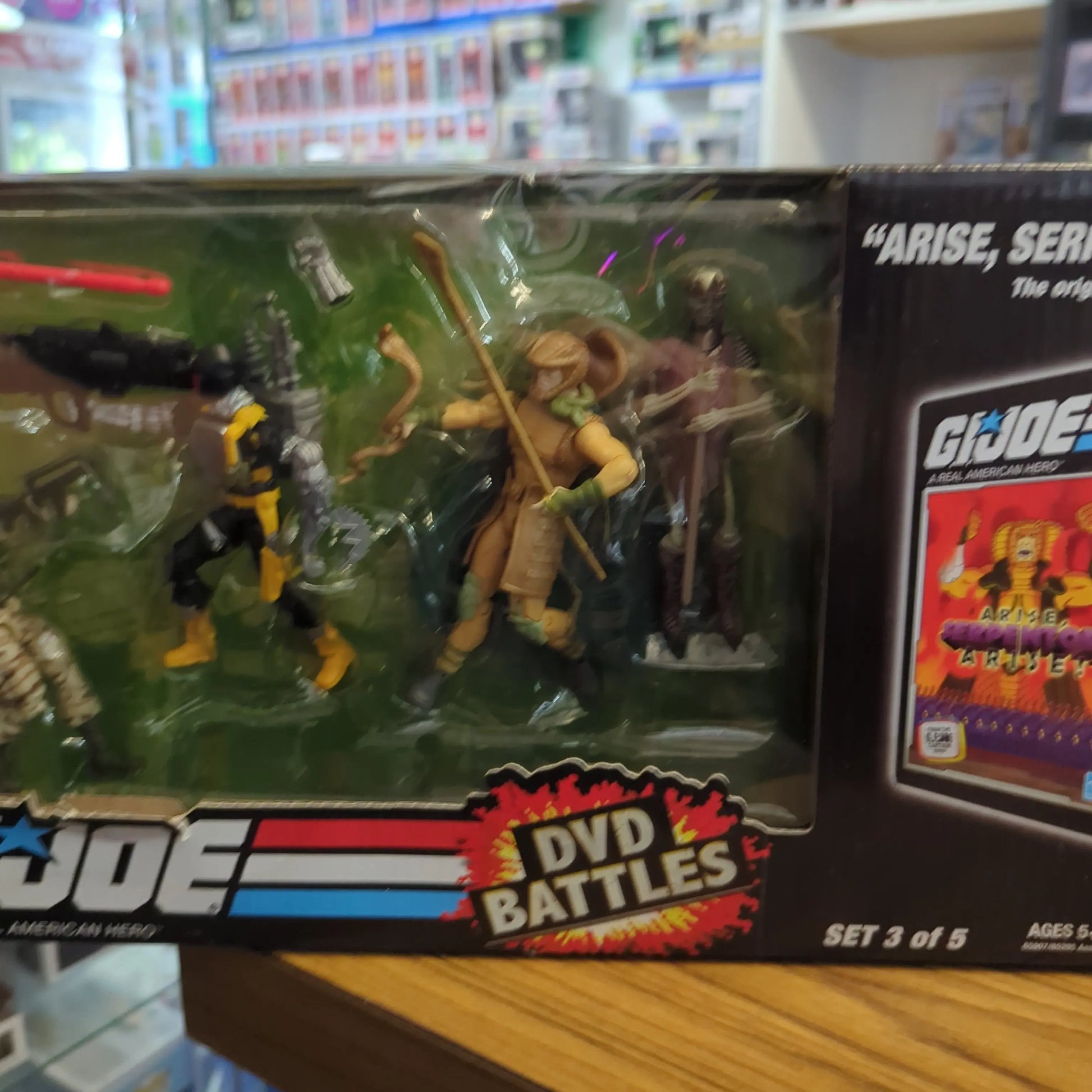 GI Joe DVD Battles "Arise, Serpentor, Arise" Build The Mass Device *box damage* FRENLY BRICKS - Open 7 Days