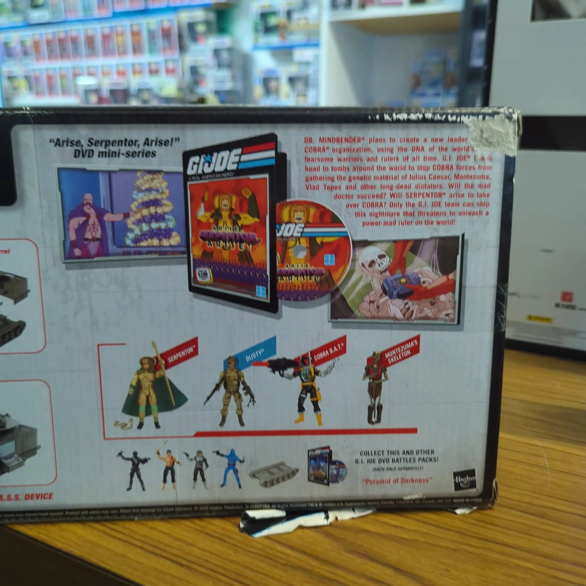 GI Joe DVD Battles "Arise, Serpentor, Arise" Build The Mass Device *box damage* FRENLY BRICKS - Open 7 Days