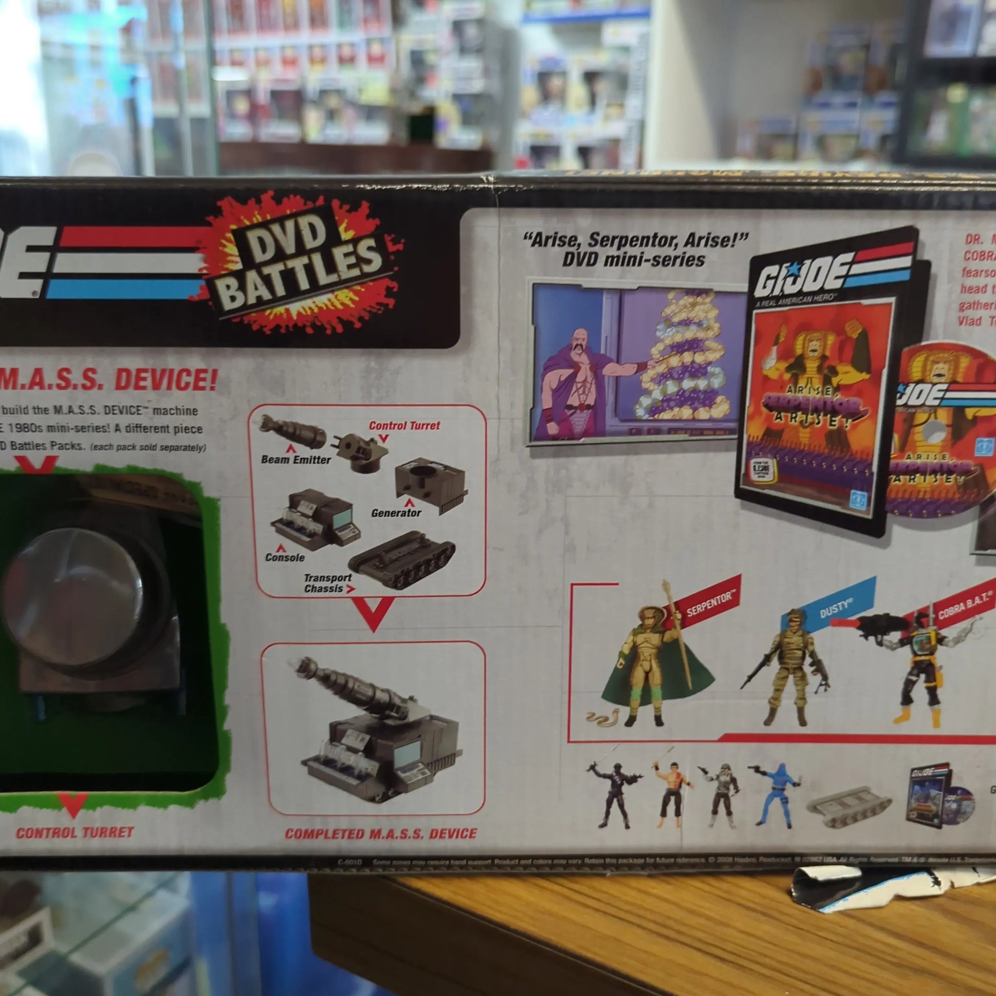 GI Joe DVD Battles "Arise, Serpentor, Arise" Build The Mass Device *box damage* FRENLY BRICKS - Open 7 Days