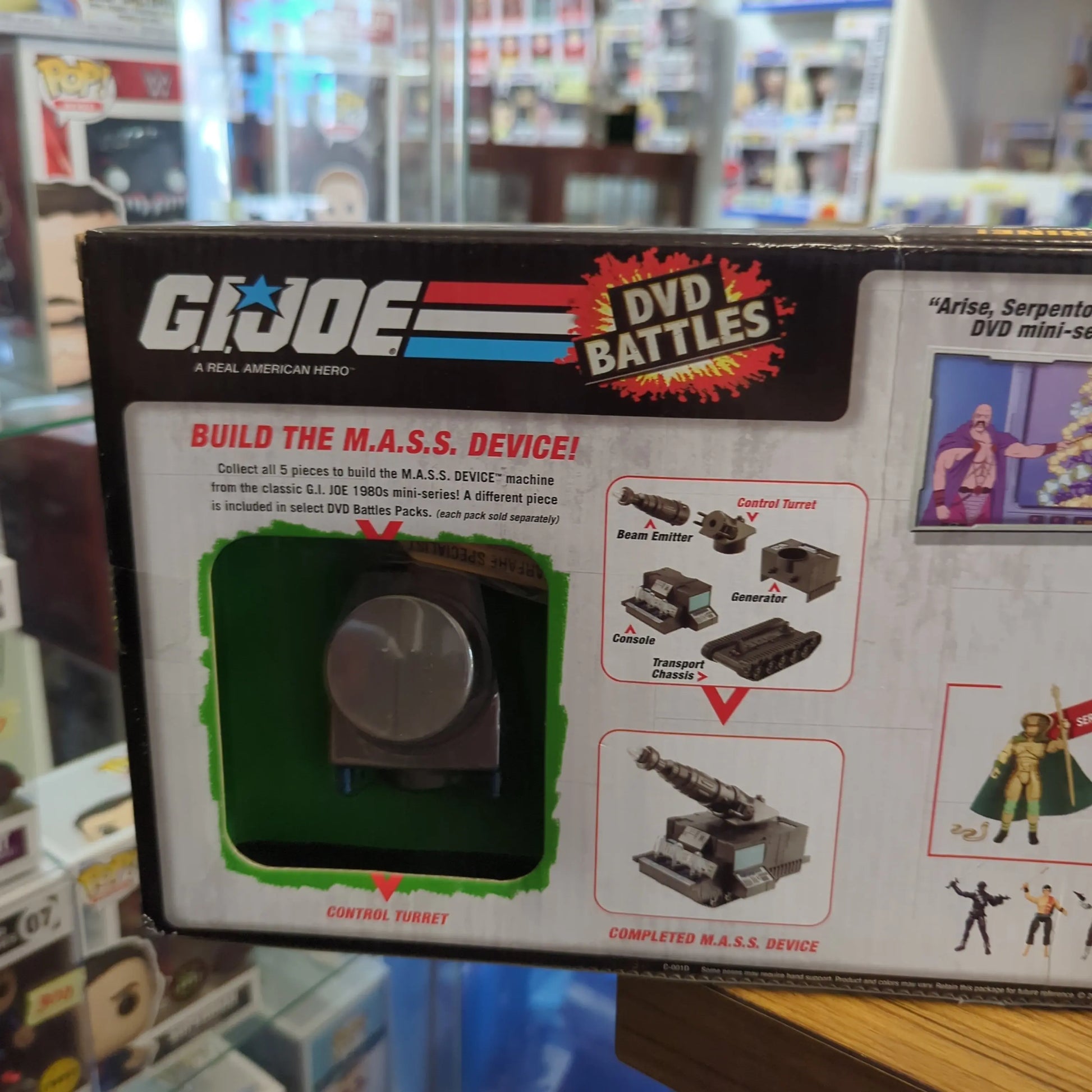 GI Joe DVD Battles "Arise, Serpentor, Arise" Build The Mass Device *box damage* FRENLY BRICKS - Open 7 Days