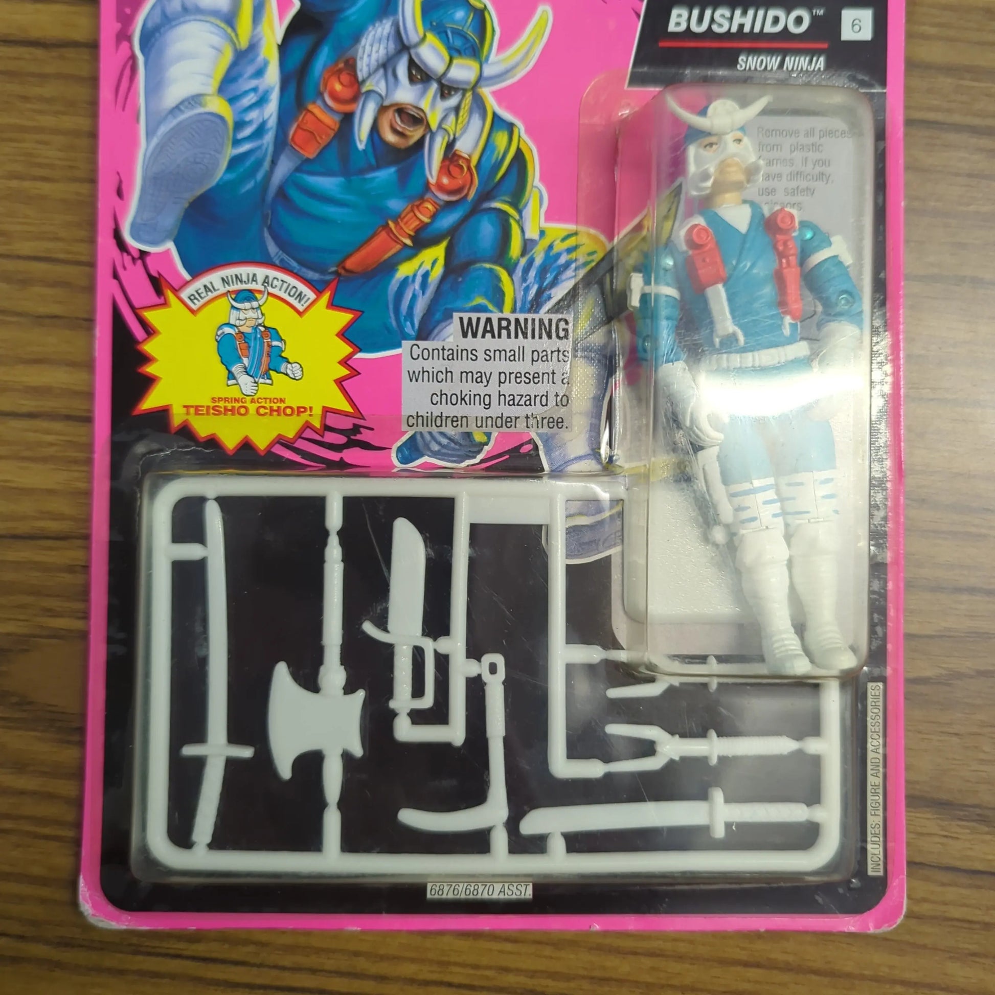 GI Joe Ninja Force Bushido Snow Ninja (1992) Hasbro 3.75 Inch Figure FRENLY BRICKS - Open 7 Days