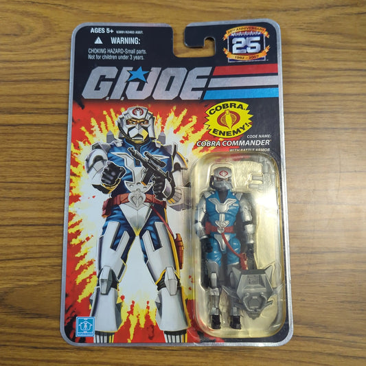 GI Joe 25th Anniversary Cobra The Enemy - Cobra Commander WBA (Hasbro, 2007) New FRENLY BRICKS - Open 7 Days