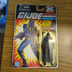 2007 Hasbro GI Joe 25 Anniversary Enemy Leader Hooded Cobra Commander Foil Card FRENLY BRICKS - Open 7 Days