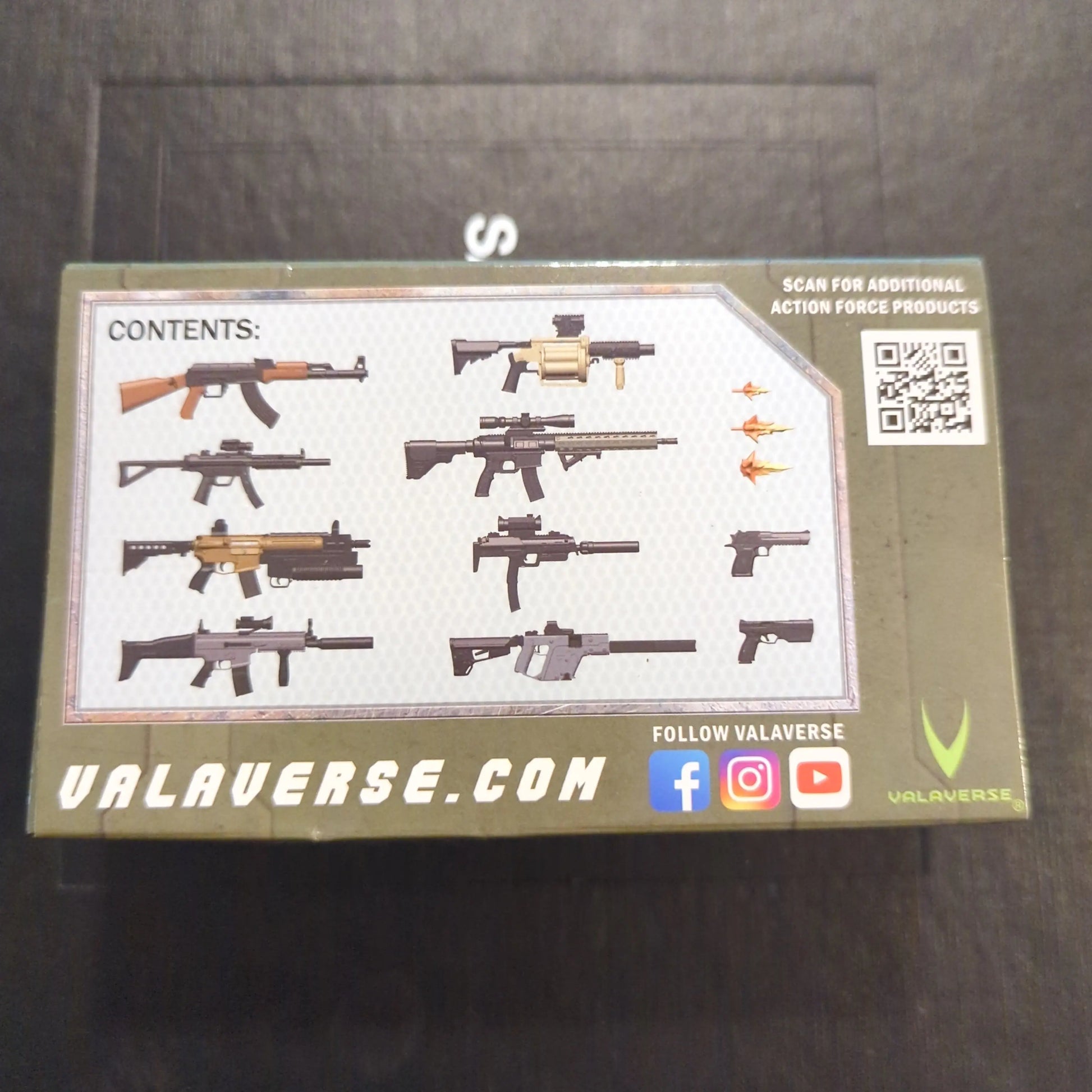 2021 Valaverse Kickstarter 6" Action Force Series 1 Weapons Pack Alpha FRENLY BRICKS - Open 7 Days