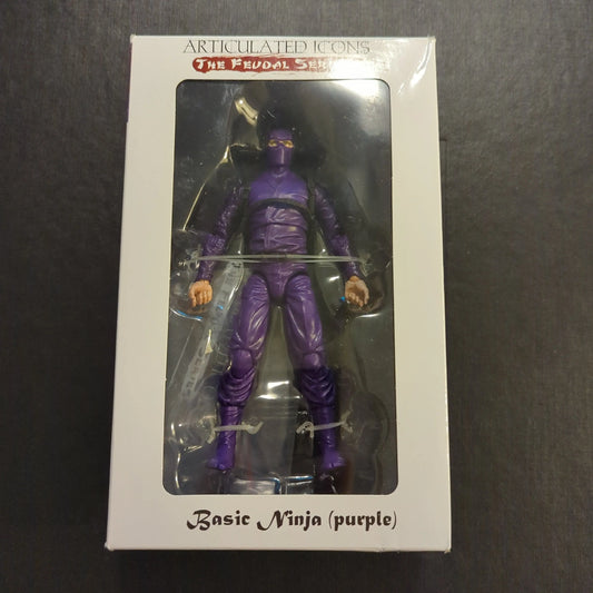 Articulated Icons Basic Ninja Purple Fwoosh 6 Inch FRENLY BRICKS - Open 7 Days