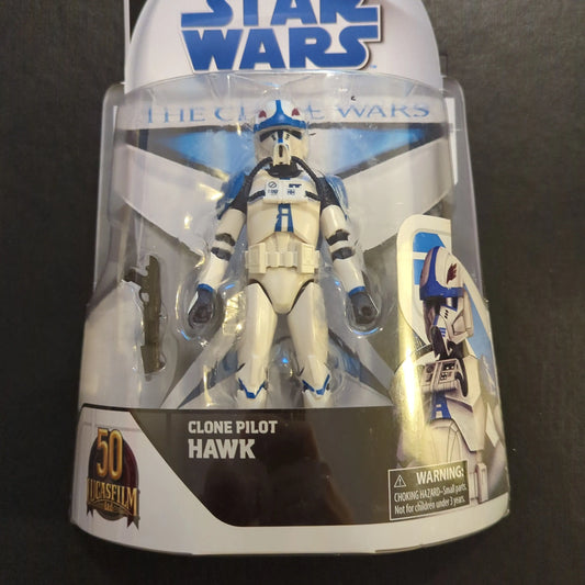Hasbro Star Wars Black Series Clone Wars 50th 6” Clone Pilot Hawk FRENLY BRICKS - Open 7 Days