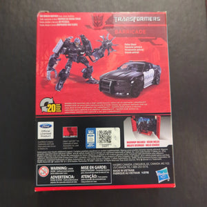 TRANSFORMERS STUDIO SERIES BARRICADE 28 Deluxe Class Hasbro 2019 FRENLY BRICKS - Open 7 Days