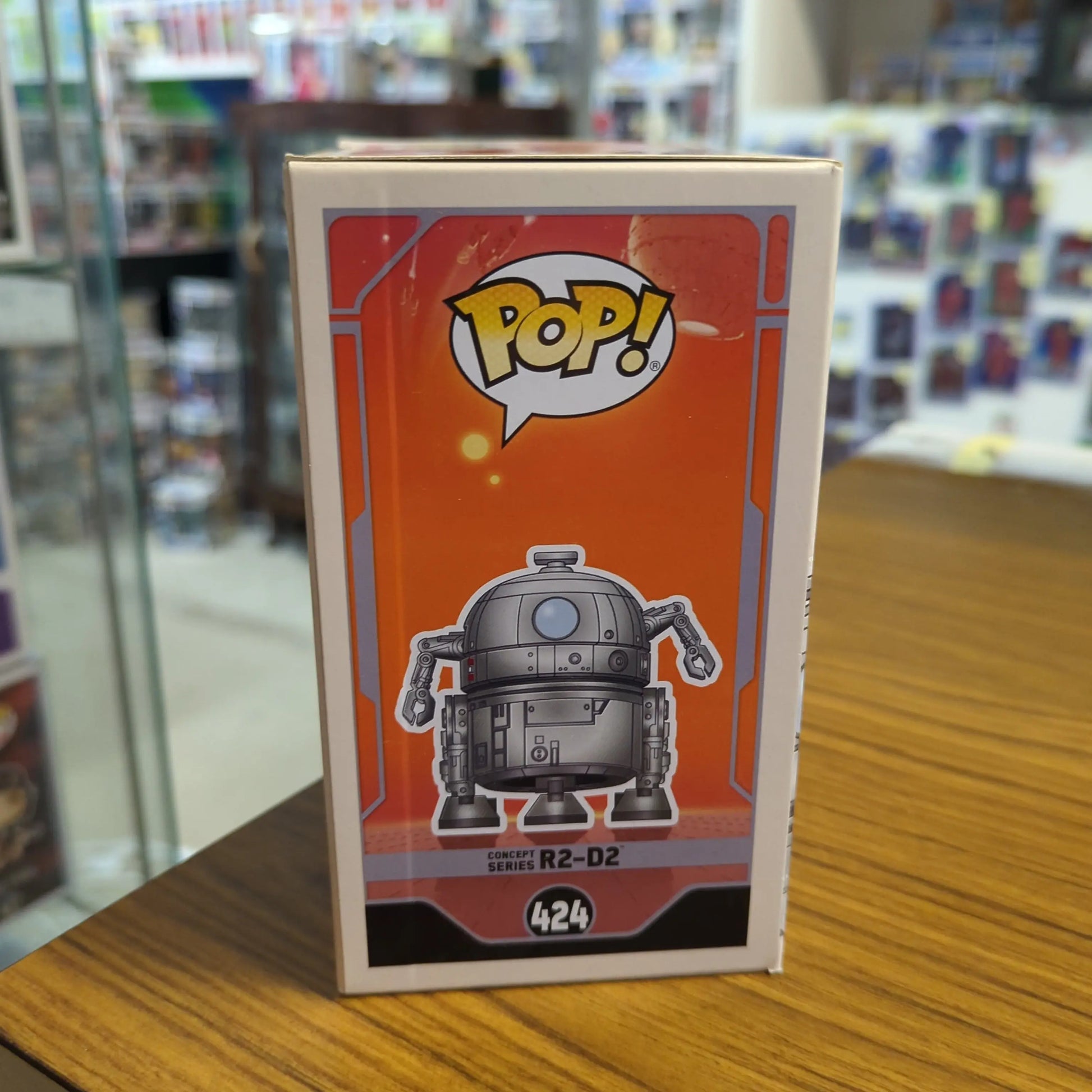 Funko Pop R2-D2 Concept Series Star Wars Action Vinyl Figure #424 FRENLY BRICKS - Open 7 Days