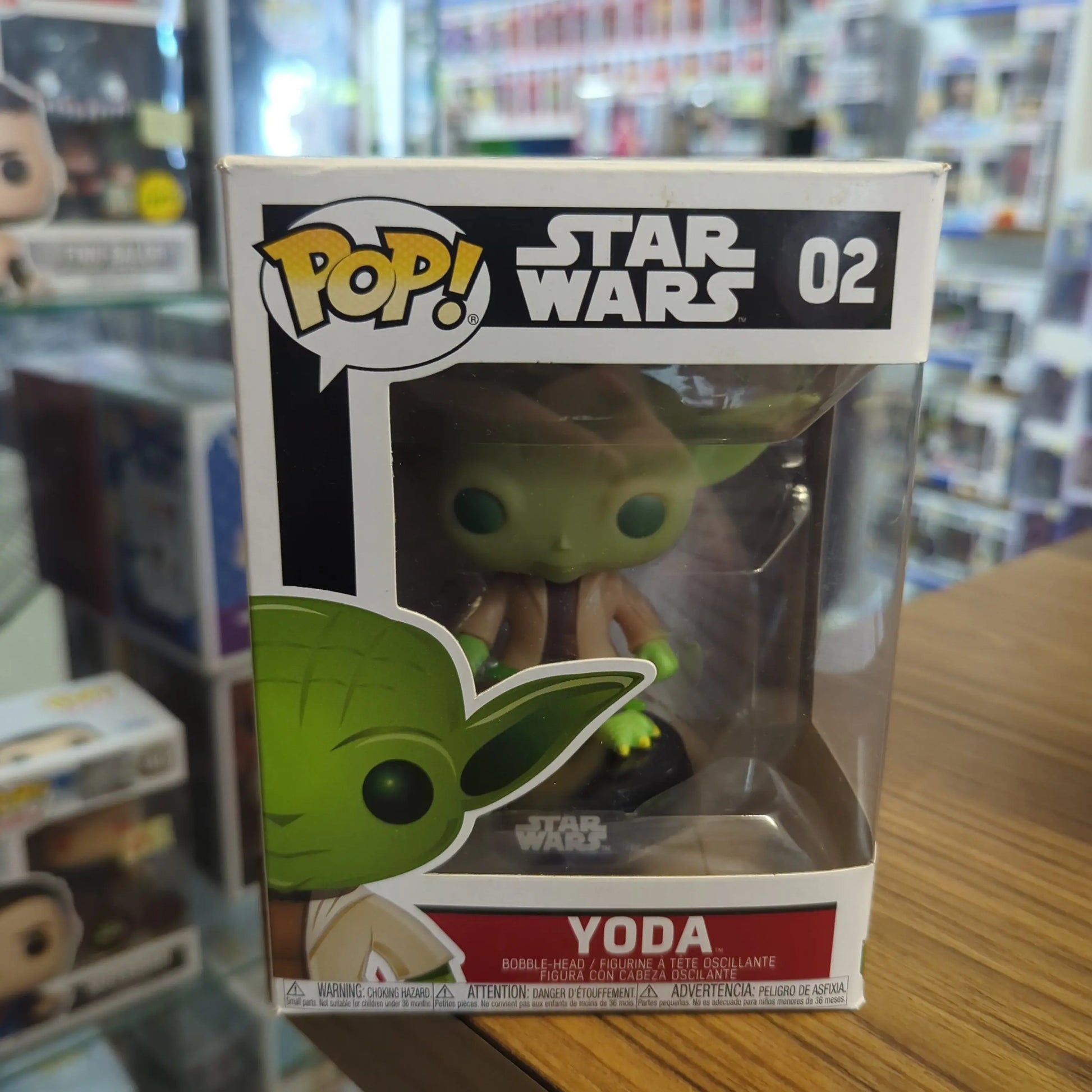 FUNKO POP 02  Star Wars Yoda FRENLY BRICKS - Open 7 Days