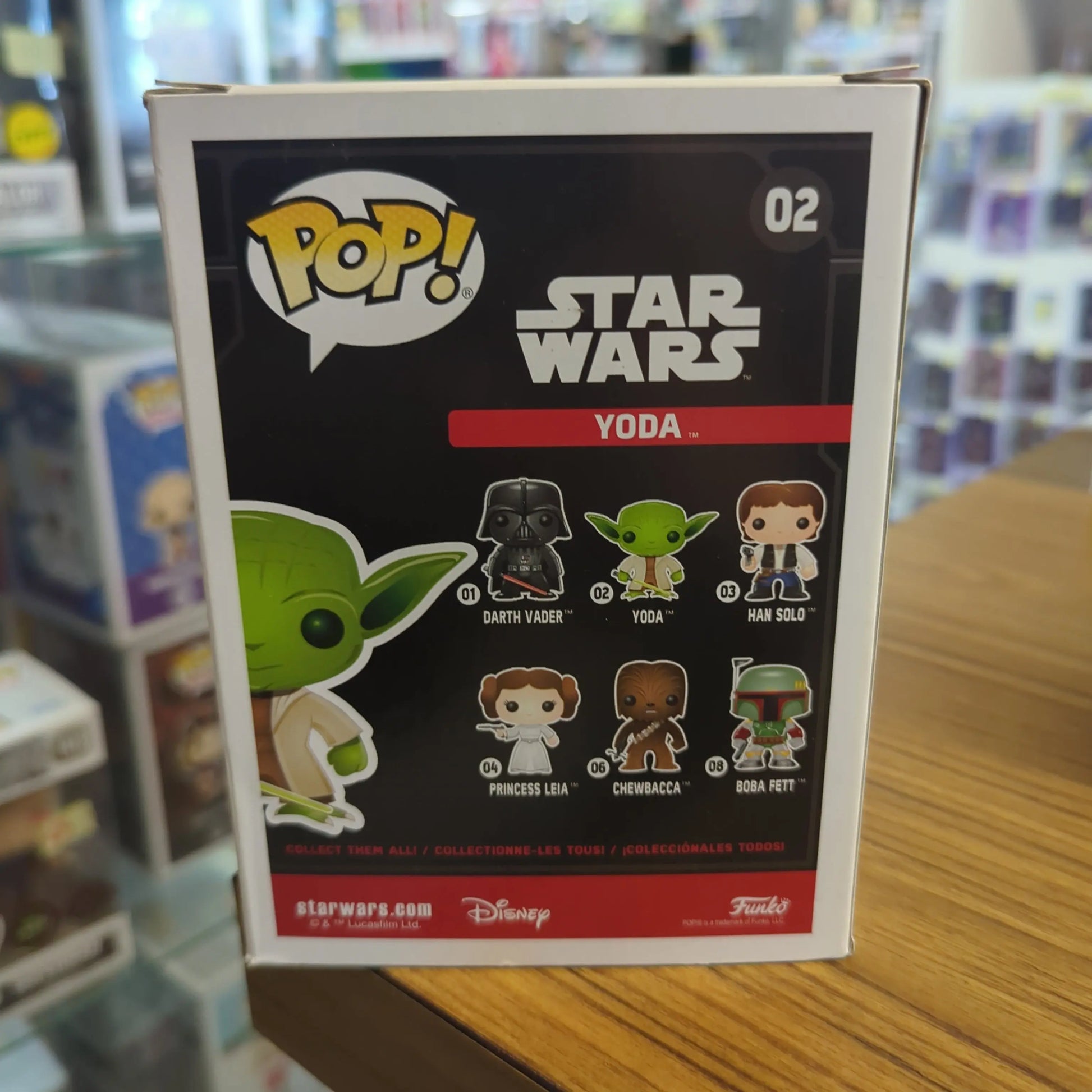 FUNKO POP 02  Star Wars Yoda FRENLY BRICKS - Open 7 Days