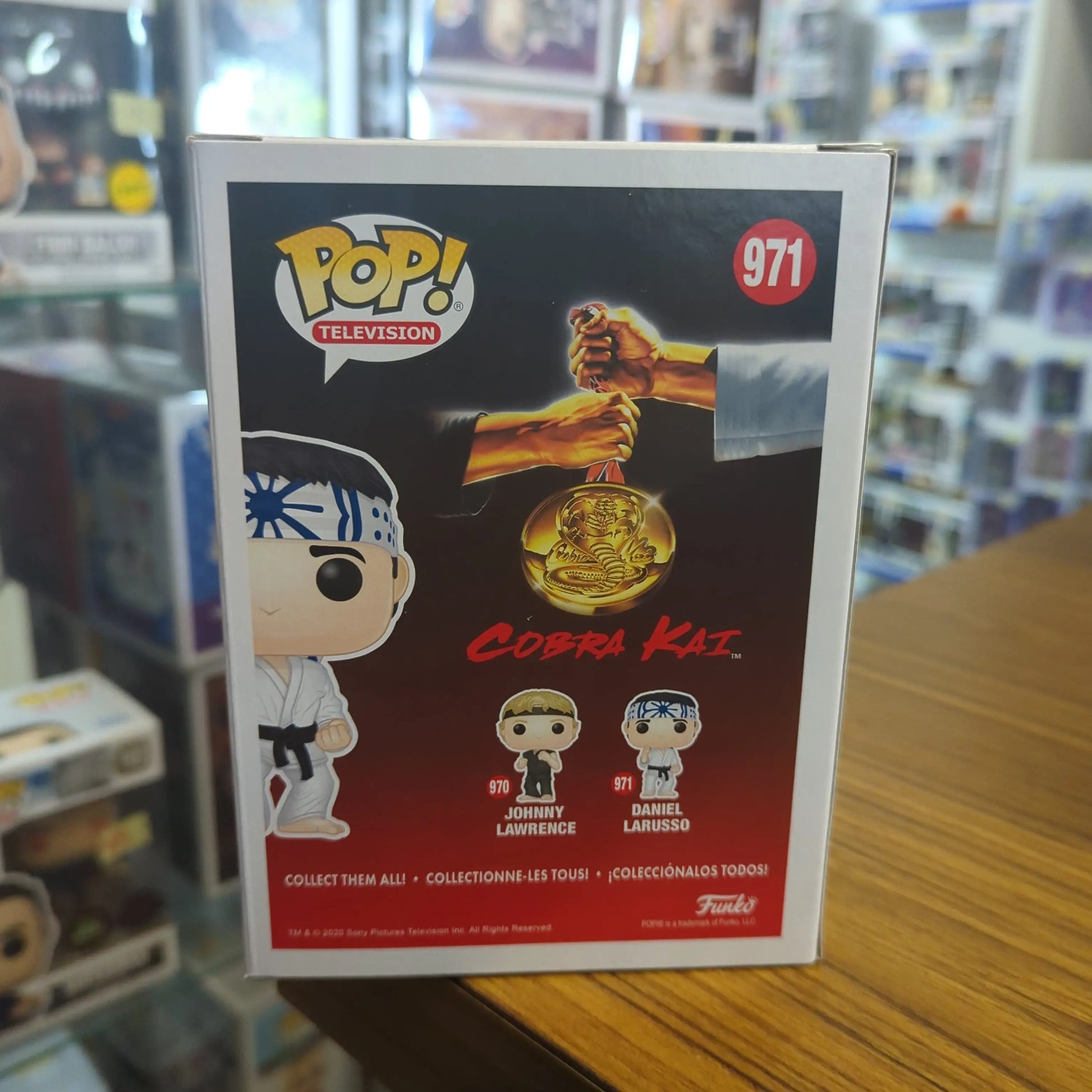 Funko Pop! Cobra Kai: Daniel LaRusso 971 FRENLY BRICKS - Open 7 Days