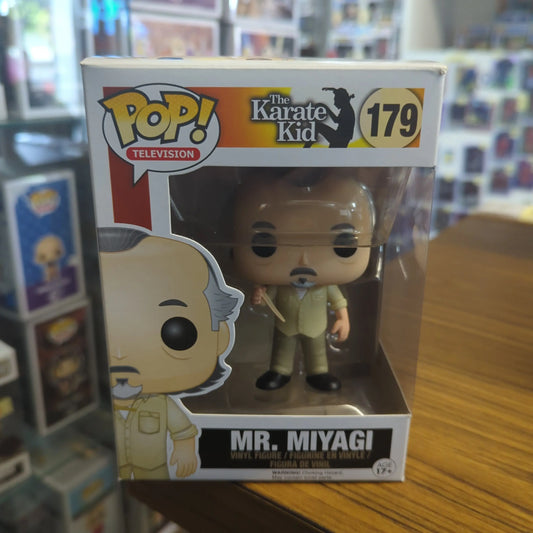 Funko POP! Movies Karate Kid Mr. Miyagi #179 Vinyl Figure Vaulted FRENLY BRICKS - Open 7 Days